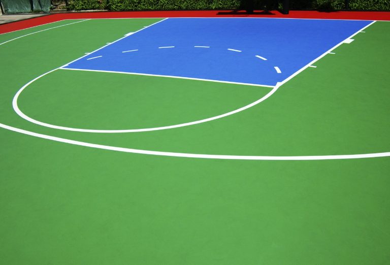 Sports court line markings Rotherham